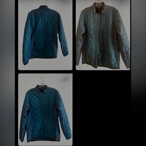 Men's Quilted Blue Jacket